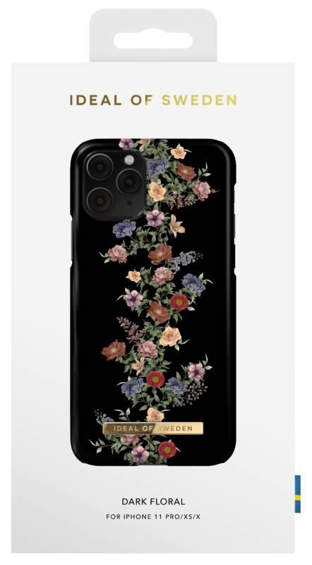 Kryt na mobil iDeal Of Sweden Fashion na Apple iPhone 11 Pro Xs X - Dark Floral