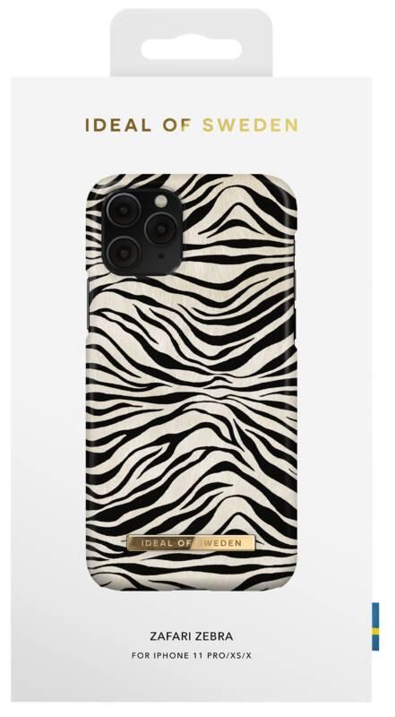 Kryt na mobil iDeal Of Sweden Fashion na Apple iPhone 11 Pro Xs X - Zafari Zebra