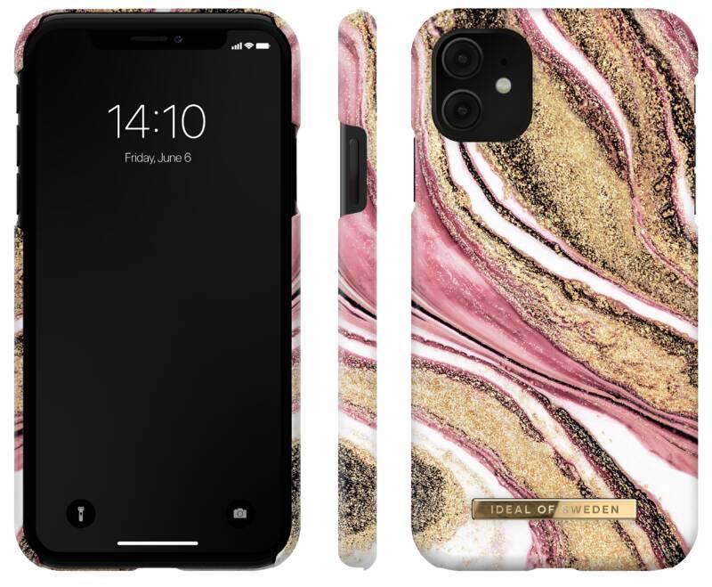 Kryt na mobil iDeal Of Sweden Fashion na Apple iPhone 11 XR - Cosmic Pink Swirl