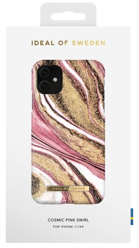 Kryt na mobil iDeal Of Sweden Fashion na Apple iPhone 11 XR - Cosmic Pink Swirl