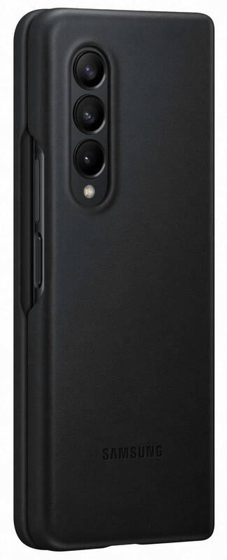 Kryt na mobil Samsung Leather Cover Galaxy Z Fold3 černý