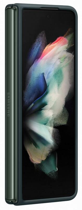 Kryt na mobil Samsung Silicone Cover Galaxy Z Fold3 zelený