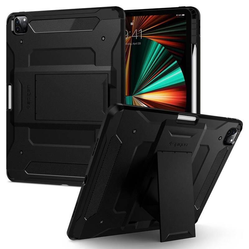 Kryt Spigen Tough Armor Pro na Apple iPad Pro 12,9" 2021 černý