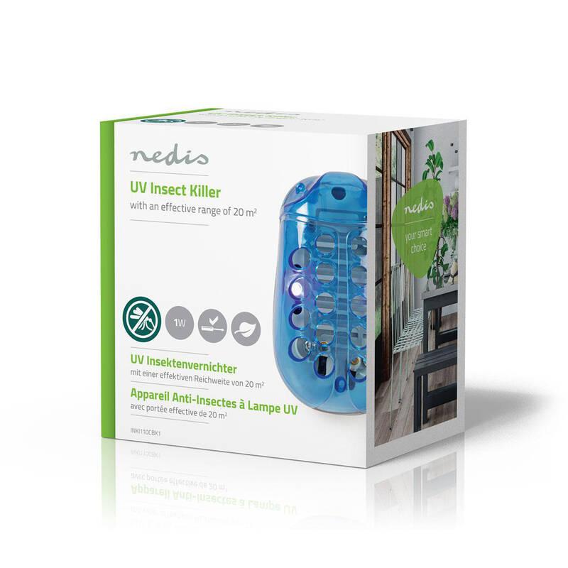 Lapač hmyzu Nedis INKI110CBK1 bílý modrý