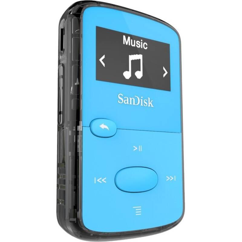 MP3 přehrávač SanDisk Clip Jam 8GB modrý