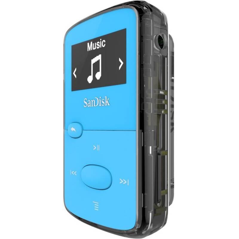 MP3 přehrávač SanDisk Clip Jam 8GB modrý
