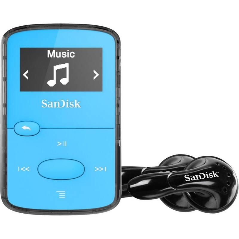 MP3 přehrávač SanDisk Clip Jam 8GB modrý