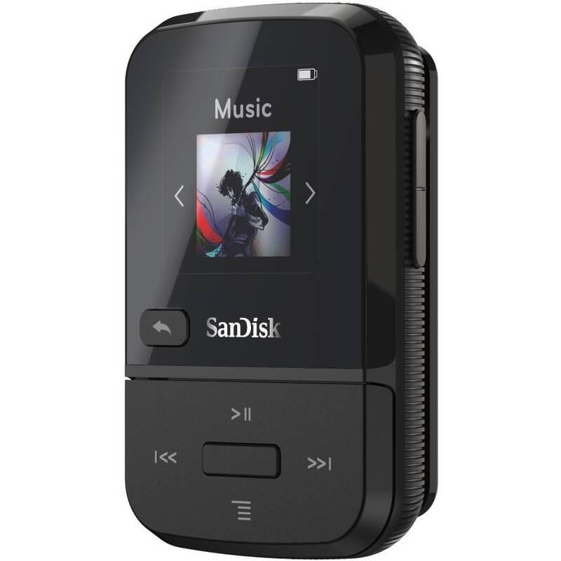 MP3 přehrávač SanDisk Clip Sport Go2 16GB černý, MP3, přehrávač, SanDisk, Clip, Sport, Go2, 16GB, černý