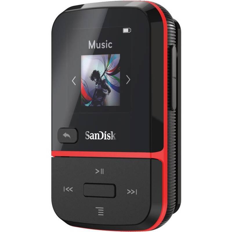 MP3 přehrávač SanDisk Clip Sport Go2 16GB černý červený