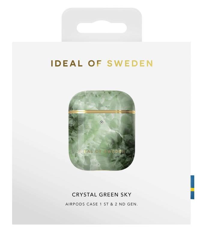 Pouzdro iDeal Of Sweden pro Apple Airpods - Crystal Green Sky