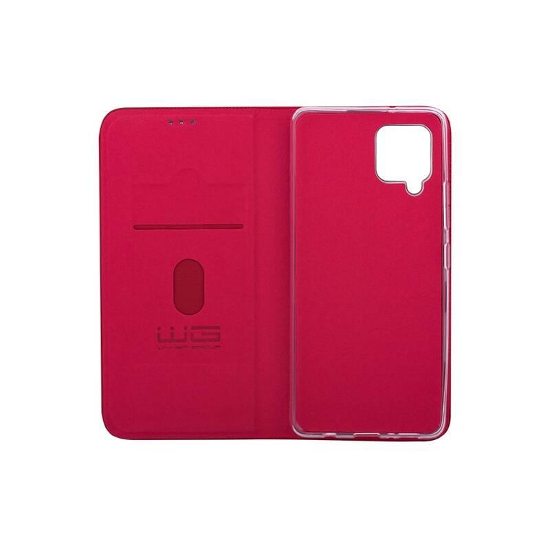 Pouzdro na mobil flipové WG Flipbook Duet na Samsung Galaxy A22 4G červené