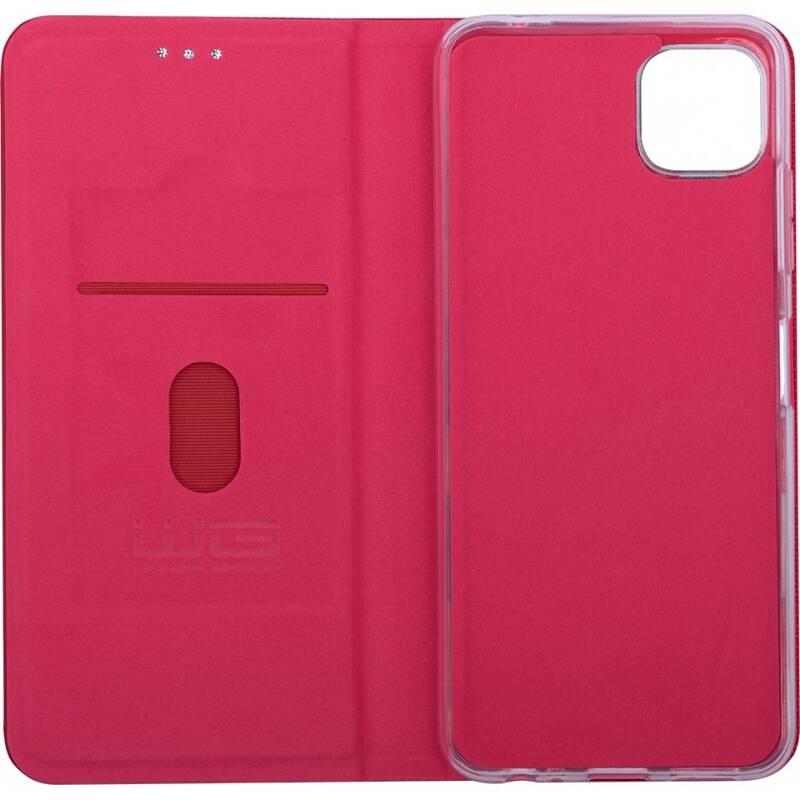Pouzdro na mobil flipové WG Flipbook Duet na Samsung Galaxy A22 5G červené