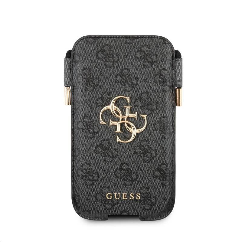 Pouzdro na mobil Guess 4G Pouch Script Logo S M šedé, Pouzdro, na, mobil, Guess, 4G, Pouch, Script, Logo, S, M, šedé