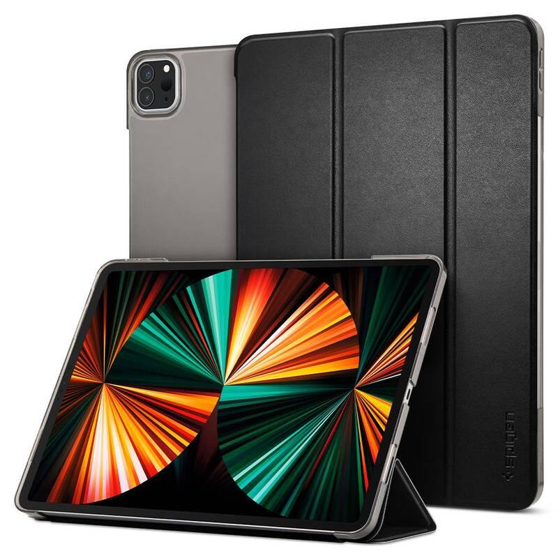 Pouzdro na tablet Spigen Smart Fold na Apple iPad Pro 12,9" 2021 černé