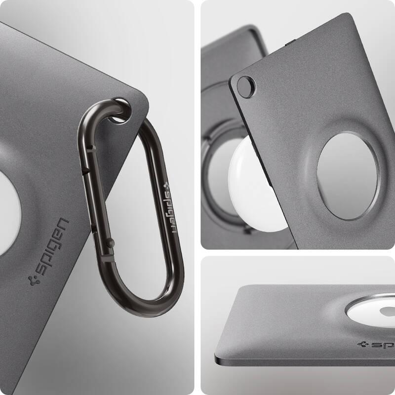 Pouzdro Spigen Air Fit Card pro Apple AirTag šedé