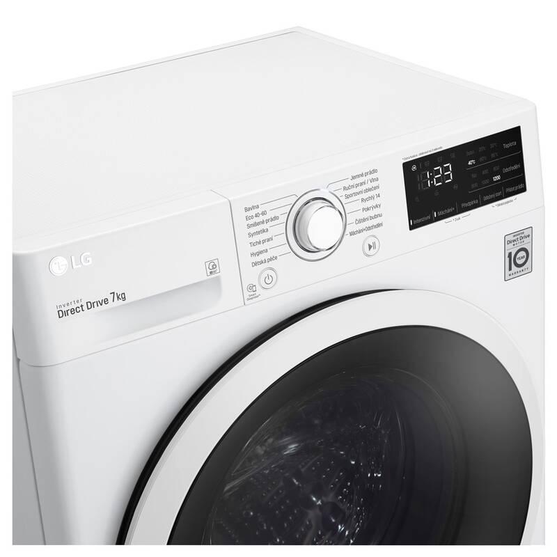 Pračka LG F2S7V3HNTW bílá