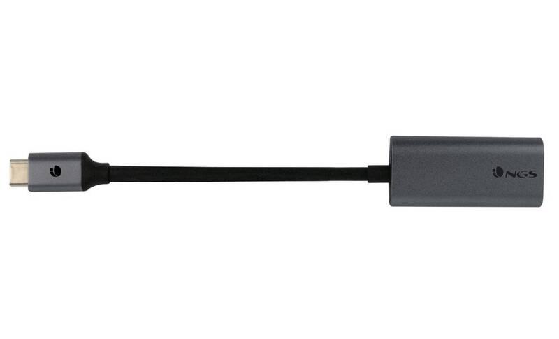 Redukce NGS WONDER USB-C HDMI šedá, Redukce, NGS, WONDER, USB-C, HDMI, šedá
