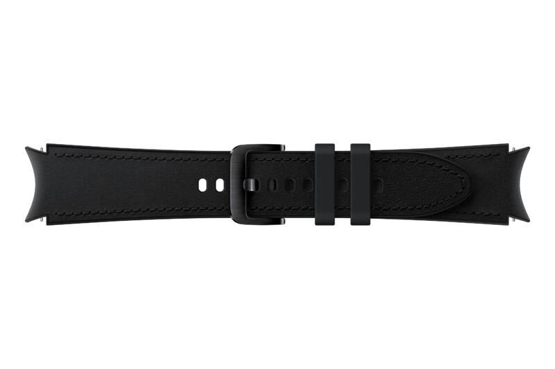 Řemínek Samsung Galaxy Watch4 Classic 46mm, hybridní kožený černý