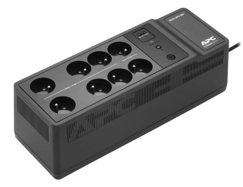 Záložní zdroj APC Back-UPS BE 650VA , 230V, nabíjecí port USB