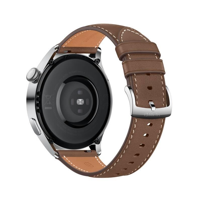 Chytré hodinky Huawei Watch 3 - Brown Leather