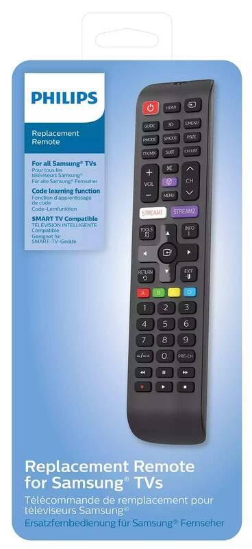 Dálkový ovladač Philips na TV Samsung, Dálkový, ovladač, Philips, na, TV, Samsung