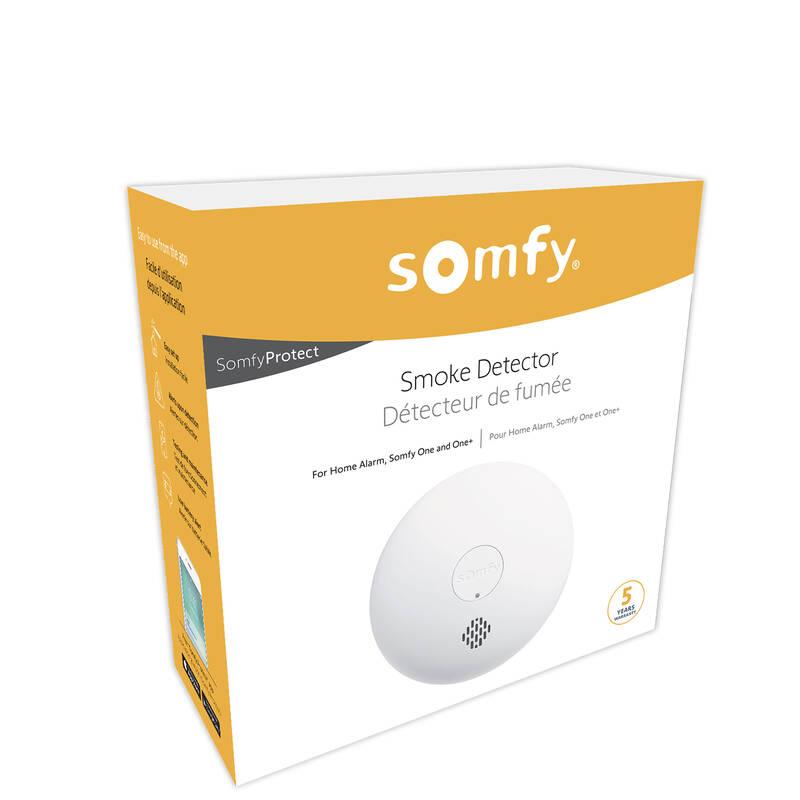 Detektor kouře Somfy One bílý, Detektor, kouře, Somfy, One, bílý