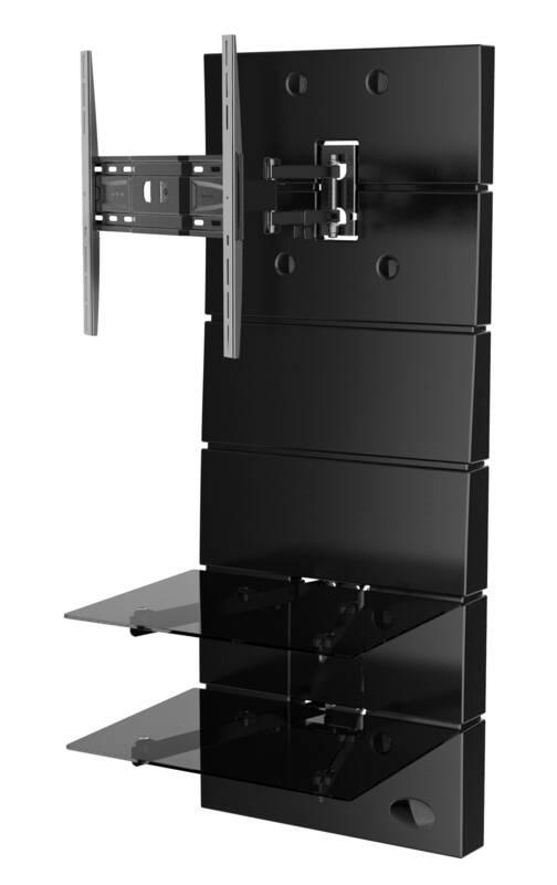 Držák TV Meliconi Ghost Design 3500 Matt pro úhlopříčky 32" až 70", nosnost 30 kg černý