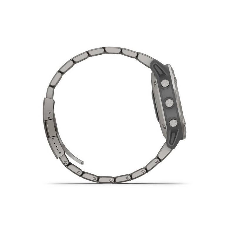 GPS hodinky Garmin fenix6 PRO Sapphire - Titanium Titanium Band