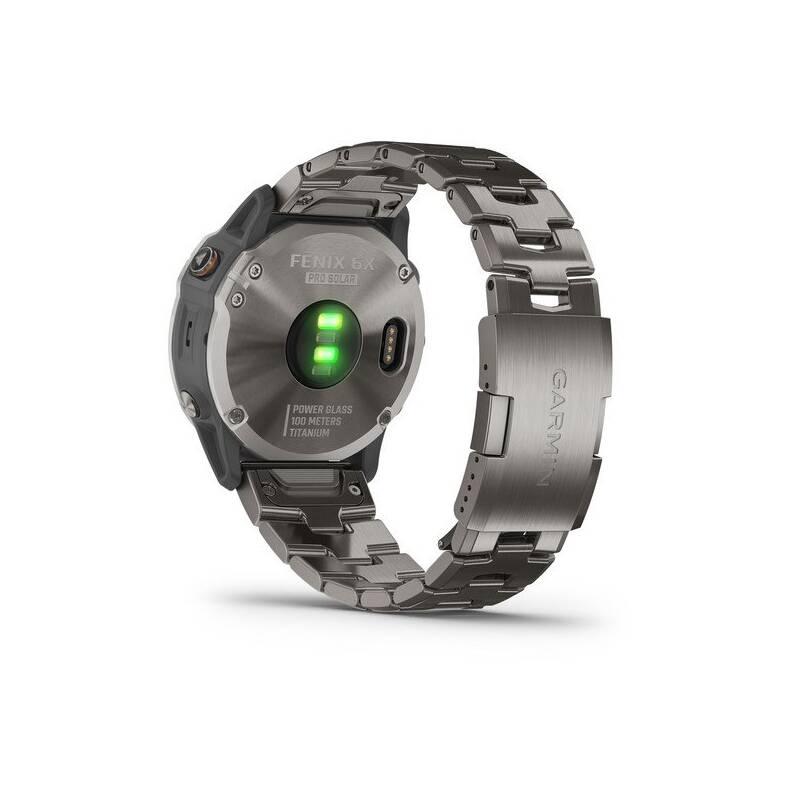 GPS hodinky Garmin fenix6X PRO Solar titanium
