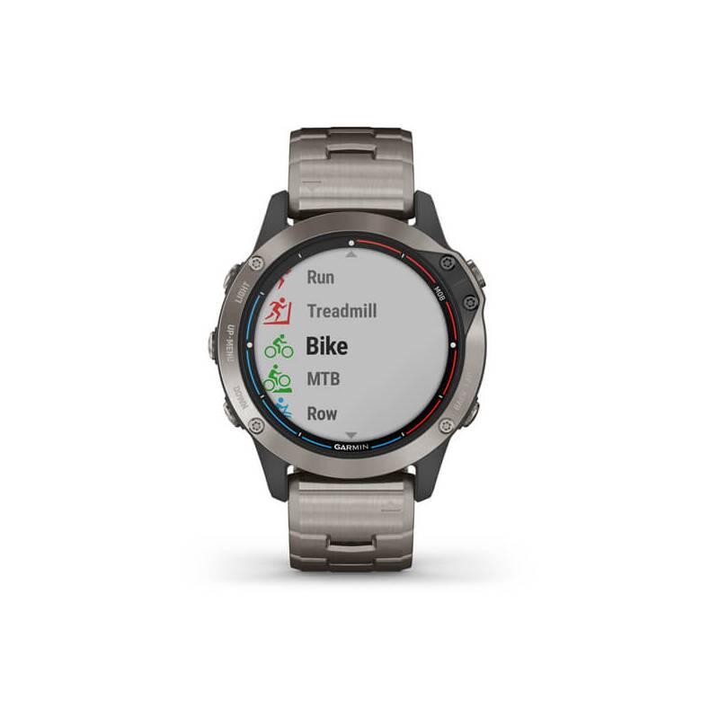 GPS hodinky Garmin Quatix6 PRO Saphire - Titanium Titanium