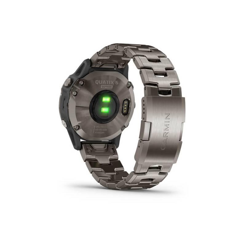 GPS hodinky Garmin Quatix6 PRO Saphire - Titanium Titanium