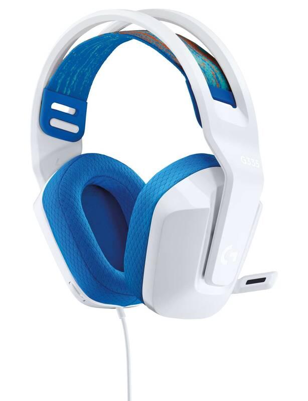 Headset Logitech G335 Wired Gaming bílý