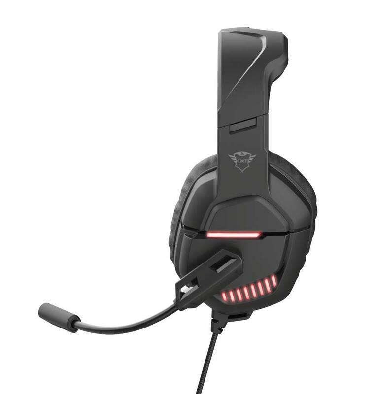 Headset Trust GXT 448 Nixxo Illuminated černá