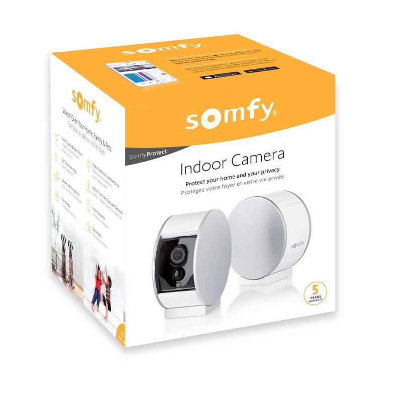 Interiérová bezpečnostní kamera Somfy bílá, Interiérová, bezpečnostní, kamera, Somfy, bílá