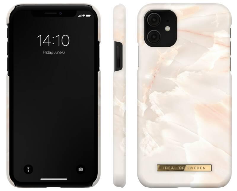 Kryt na mobil iDeal Of Sweden Fashion na Apple iPhone 11 XR - Rose Pearl Marble
