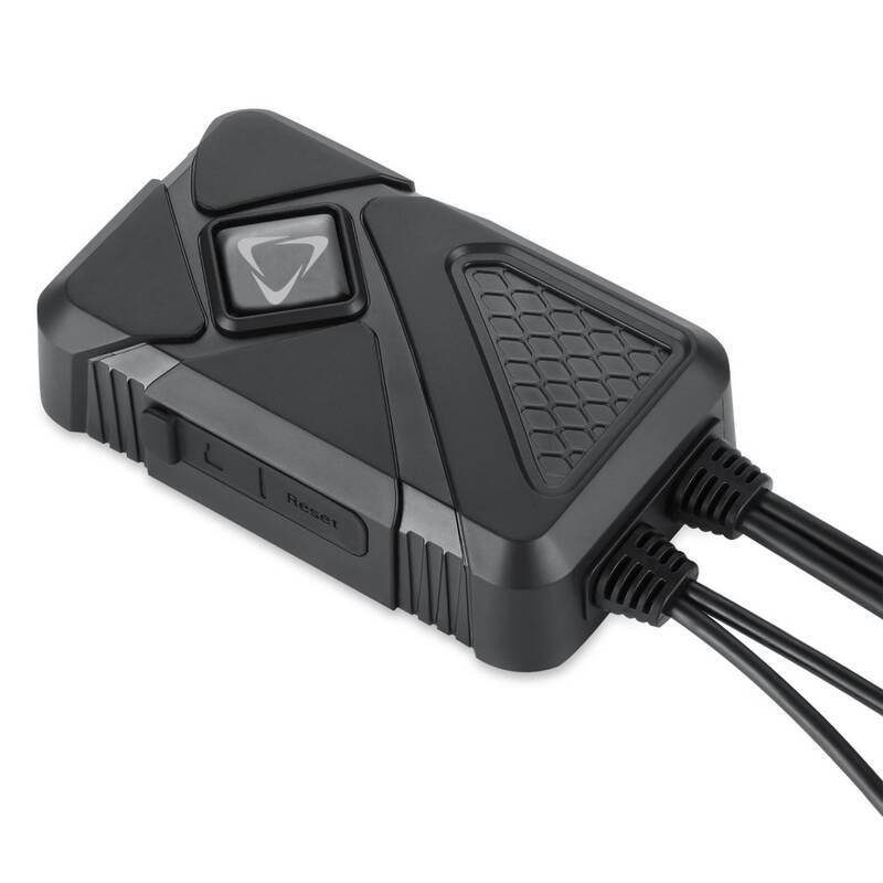 Motokamera CEL-TEC MK02, Dual černá, Motokamera, CEL-TEC, MK02, Dual, černá