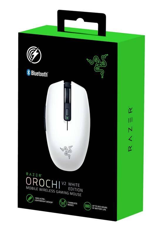 Myš Razer Orochi V2 White Ed bílá, Myš, Razer, Orochi, V2, White, Ed, bílá