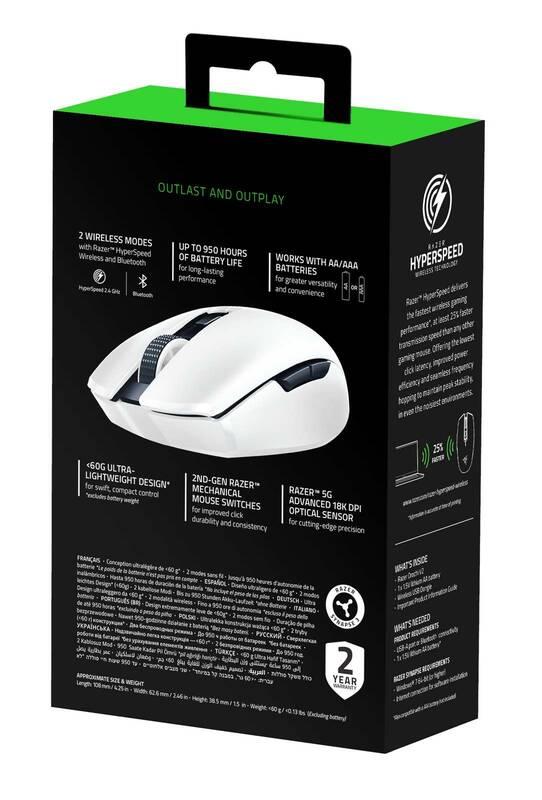 Myš Razer Orochi V2 White Ed bílá