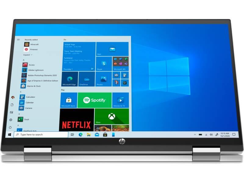 Notebook HP Pavilion x360 15-er0003nc stříbrný
