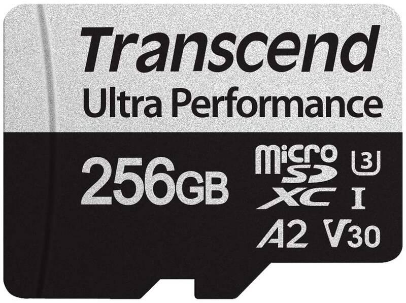 Paměťová karta Transcend 340S microSDXC 256GB UHS-I U3 V30 A2 adapter