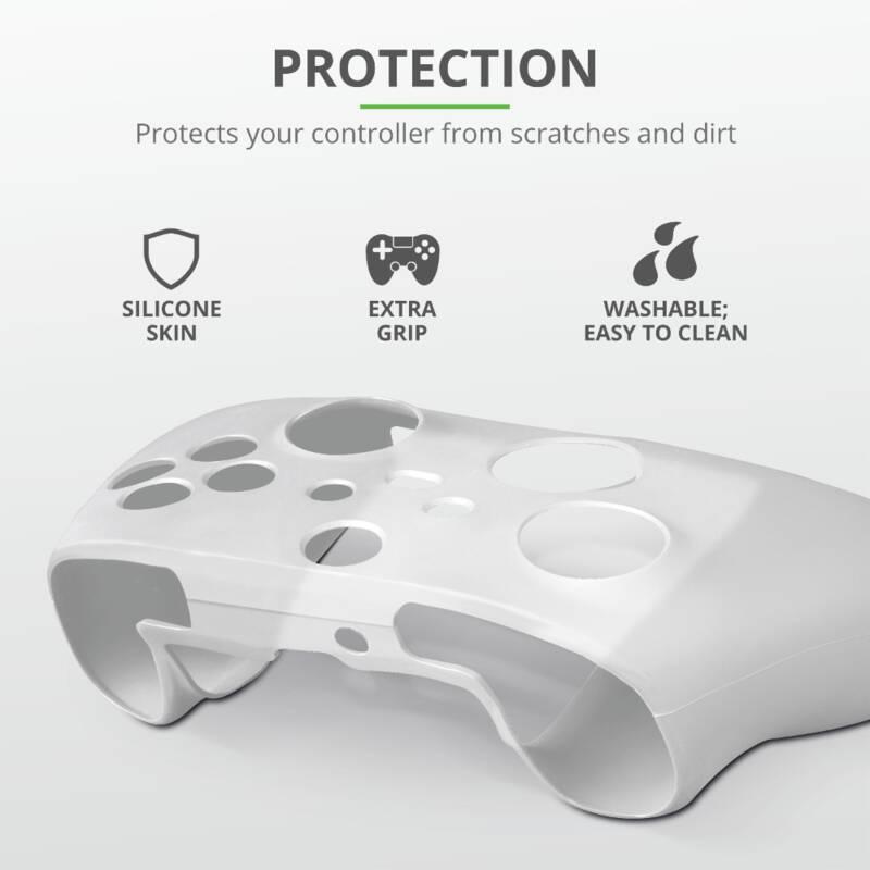 Příslušenství Trust GXT 749 Controller Silicon Skins pro Xbox bílé