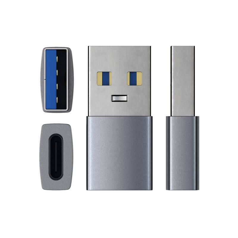 Redukce Satechi USB-C USB 3.0 šedá, Redukce, Satechi, USB-C, USB, 3.0, šedá