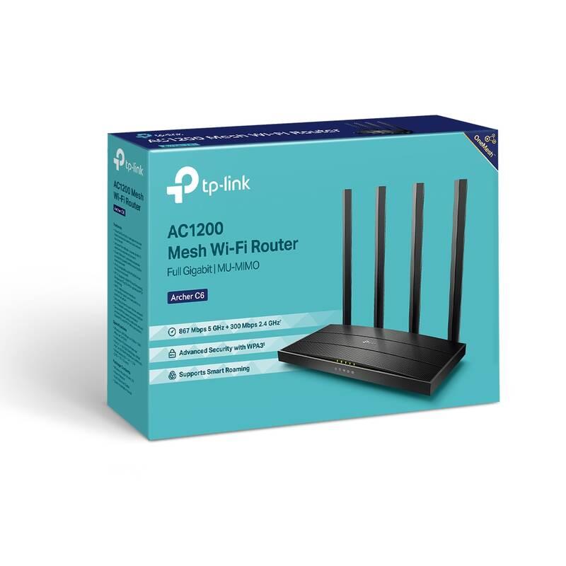 Router TP-Link Archer C6 V3.2 černý, Router, TP-Link, Archer, C6, V3.2, černý