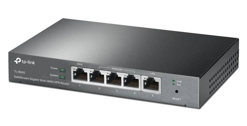 Router TP-Link TL-R605 VPN Omada SDN šedý