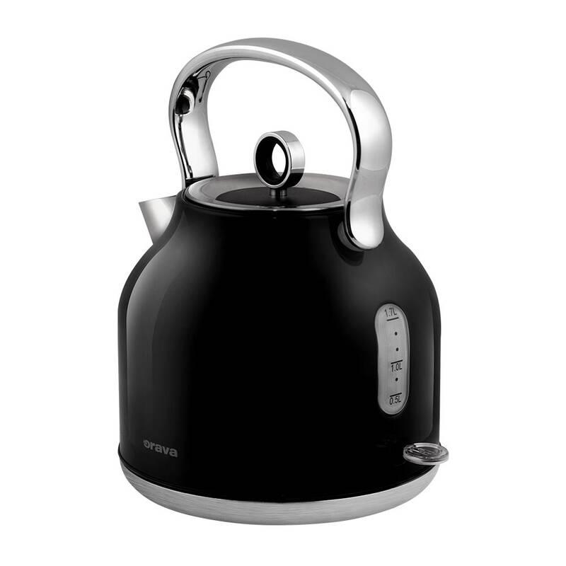 Rychlovarná konvice Orava Hiluxe-1 B, 1,7 l černá