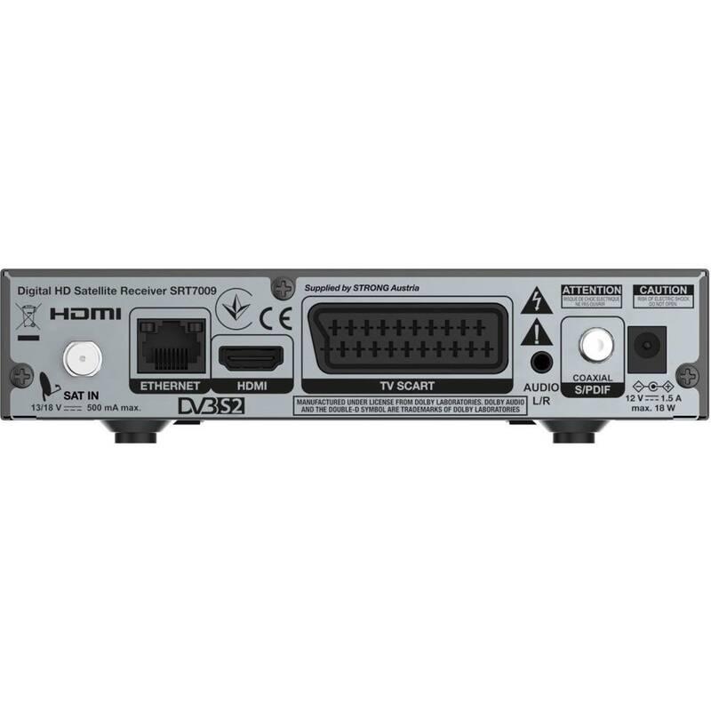 Satelitní přijímač Strong SRT 7009 černý