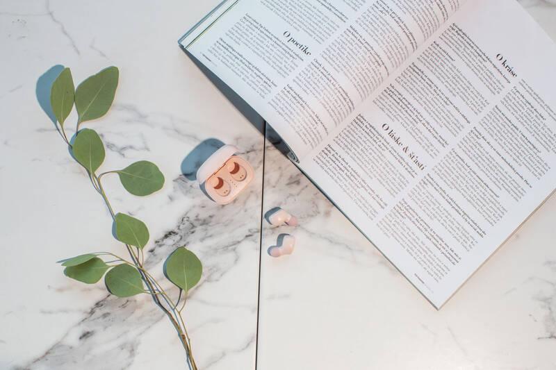 Sluchátka GoGEN TWS CREW růžová