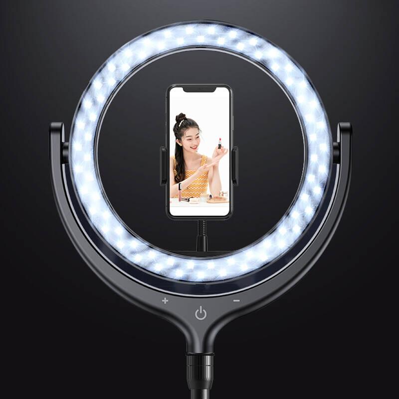 Světlo devia selfie stojan se světelným prstencem 12