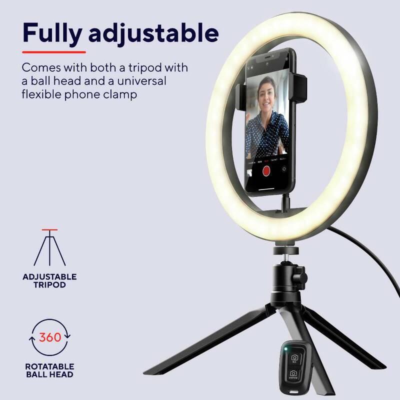 Světlo Trust Maku Ring Light Vlogging Kit