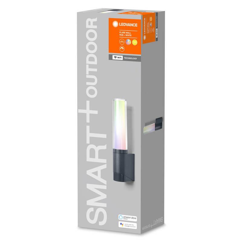 Venkovní svítidlo LEDVANCE SMART Flare Multicolor Wall šedé